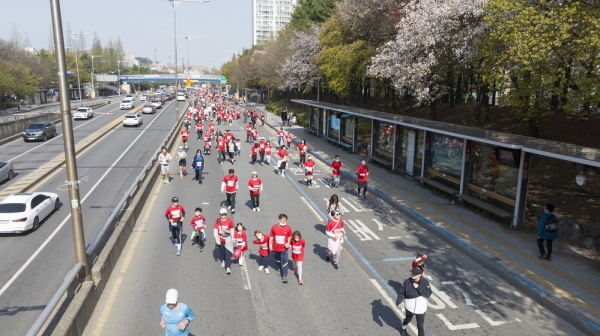 지난해 4월 개최된 제11회 김포한강마라톤대회./사진=김포시청